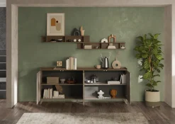 Home affaire Sideboard »Tray, Breite 241, Kommode mit 4 Türen« 