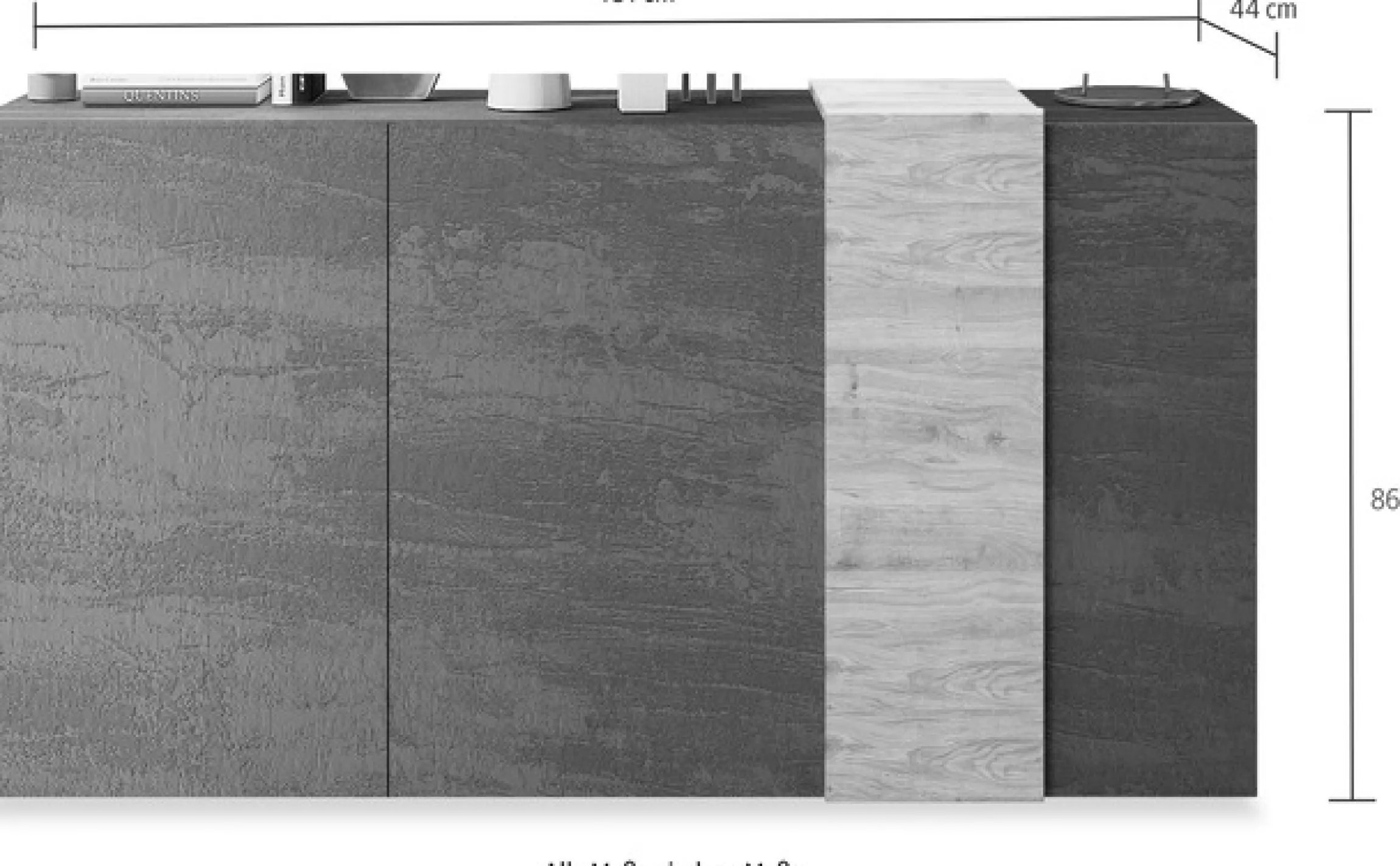 Home affaire Sideboard »Venus, Kommode« Breite 181 cm