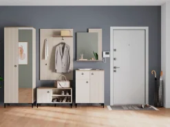 Home affaire Sitzbank »Luminara« 1 Stk. tlg. Schuhbank mit Platz für bis zu 3 Schuhpaare - (B/T/H) 85/41/49 cm