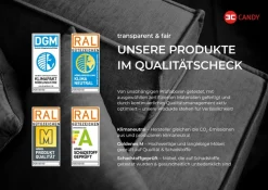 Home affaire 3-Sitzer »Apiro, 3-Sitzer – Premium-Komfort für dein Zuhause« Ergonomischer Federkern, optional motorisch ausziehbar