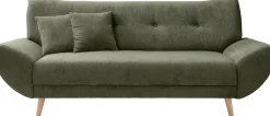 Home affaire 3-Sitzer »Basta, komfortable Wellenunterfederung, Breite 205cm«