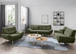 Home affaire 3-Sitzer »Basta, komfortable Wellenunterfederung, Breite 205cm«