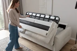 Home affaire 2-Sitzer »Clevina, Dauer-Schlafsofa mit Kaltschaummatratze, Breite 176 cm« Sofa & Bett in einem – kinderleicht ausklappbar & freistellbar im Raum