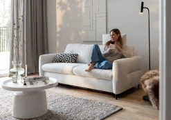 Home affaire 2-Sitzer »Clevina, Dauer-Schlafsofa mit Kaltschaummatratze, Breite 176 cm« Sofa & Bett in einem – kinderleicht ausklappbar & freistellbar im Raum