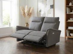 Home affaire 2-Sitzer »FINNARA,2-Sitzer,elelektrische Relaxfunktion in 2 Sitzen, USB A/C« Liegefunktion 105°-135°, Federkern,