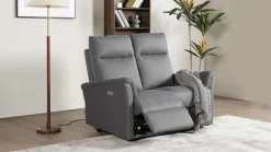 Home affaire 2-Sitzer »FINNARA,2-Sitzer,elelektrische Relaxfunktion in 2 Sitzen, USB A/C« Liegefunktion 105°-135°, Federkern,