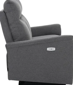 Home affaire 3-Sitzer »FINNARA, 3-Sitzer,elelektrische Relaxfunktion in 2 Sitzen, USB A/C« Liegefunktion 105°-135°, Federkern,