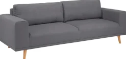 Home affaire 3-Sitzer »Lasse« im scandinavischem Stil mit Holzfüßen