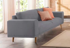 Home affaire 3-Sitzer »Lasse« im scandinavischem Stil mit Holzfüßen