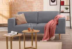 Home affaire 2-Sitzer »Lasse« im scandinavischem Stil mit Holzfüßen
