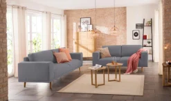 Home affaire 2-Sitzer »Lasse« im scandinavischem Stil mit Holzfüßen