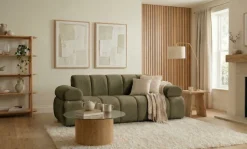 Home affaire 2-Sitzer »LYOTH Design-Sofa, moderne Steppung, Breite 180 cm« mit Wellenunterfederung, gemütlich und modern, komfortables Sitzgefühl
