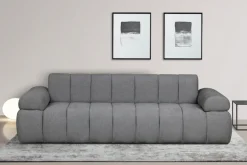 Home affaire 3-Sitzer »LYOTH Design-Sofa, moderne Steppung, Breite 220 cm« mit Wellenunterfederung, gemütlich und modern, komfortables Sitzgefühl