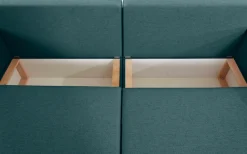 Home affaire 2-Sitzer »Marva 2tlg.« beide Elemente ausziehbar für Bettfunktion, mit Bettkasten