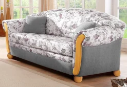 Home affaire 2-Sitzer »Milano, Schlafsofa im Landhaus-Stil, bequem, Liegefläche 188/124cm« mit Bettfunktion