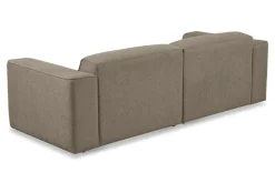Home affaire 3-Sitzer »Noord mit Kedernaht, Breite 232 cm« Cord, Struktur, Webstoff, mit Wellenunterfederung, Massivholzrahmen