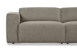 Home affaire 3-Sitzer »Noord mit Kedernaht, Breite 232 cm« Cord, Struktur, Webstoff, mit Wellenunterfederung, Massivholzrahmen