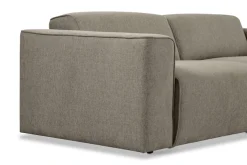 Home affaire 3-Sitzer »Noord mit Kedernaht, Breite 232 cm« Cord, Struktur, Webstoff, mit Wellenunterfederung, Massivholzrahmen