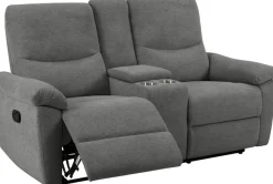 Home affaire 2-Sitzer »ODILON, 2er-Kinosofa, TV-Sessel, Mulitmedia-Sofa, Struktur, USB A/C,« Relaxfunktion manuell u. elektrisch, Getränkehalter, Staufach