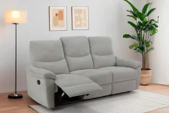 Home affaire 3-Sitzer »ODILON, Sofa 167 cm, Federkern, Struktur-Bezug« 105°-150° Relax- und Liegeposition manuell/elektrisch, USB A/C