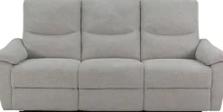 Home affaire 3-Sitzer »ODILON, Sofa 167 cm, Federkern, Struktur-Bezug« 105°-150° Relax- und Liegeposition manuell/elektrisch, USB A/C