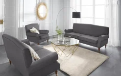 Home affaire 3-Sitzer »Rennes« in Samtoptik oder Baumwoll-Mix