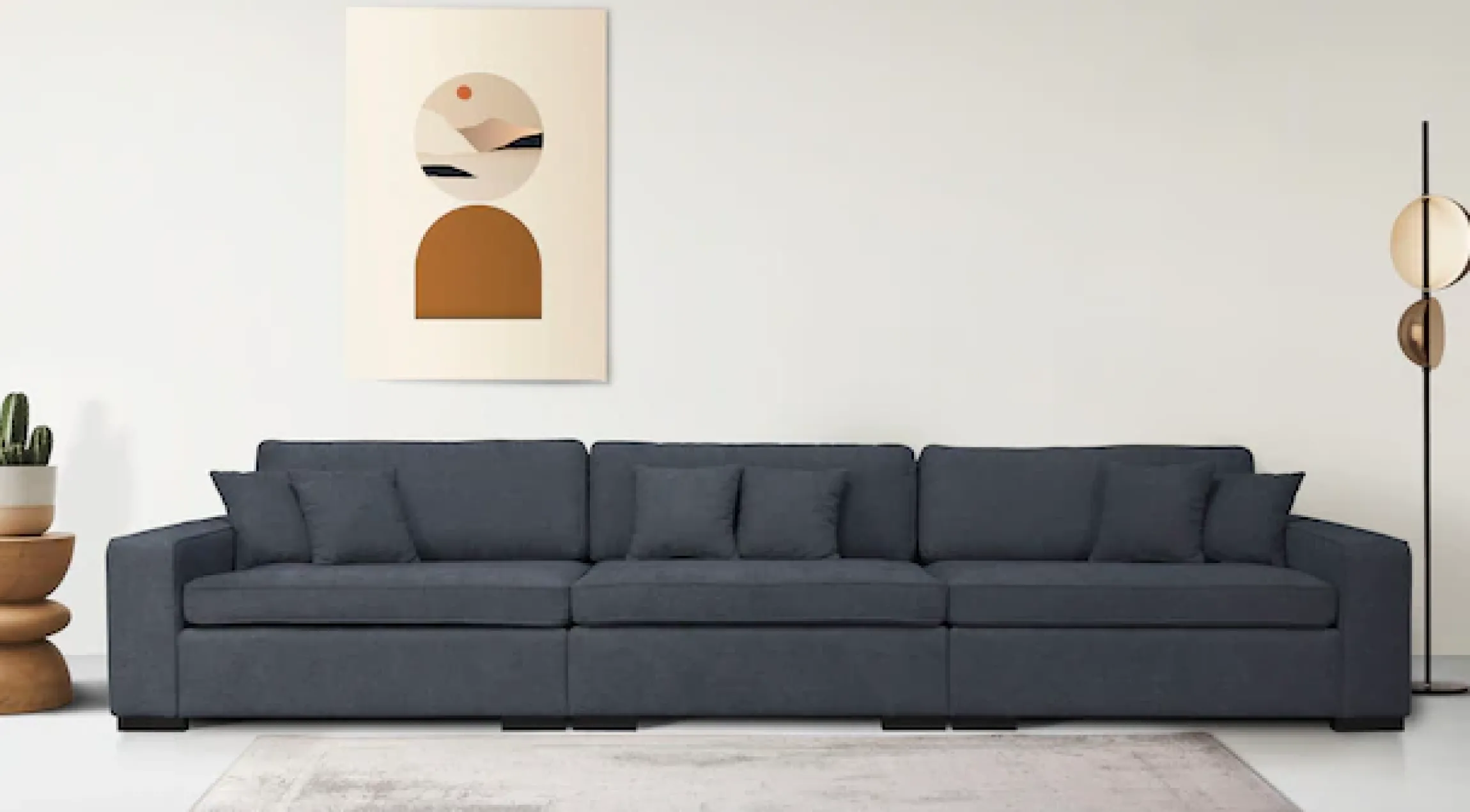 Home affaire 3-Sitzer »Skara XXL« Lounge-Sofa XXL mit Federkern-Polsterung, in vielen Bezugsvarianten