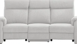 Home affaire 3-Sitzer »Turin Sofa mit elektrischer Relaxfunktion, Breite 226 cm« inkl. Tisch, USB & Steckdose, Federkern & pflegeleichtem Bezug