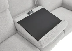 Home affaire 3-Sitzer »Turin Sofa mit elektrischer Relaxfunktion, Breite 226 cm« inkl. Tisch, USB & Steckdose, Federkern & pflegeleichtem Bezug