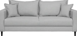 Home affaire 2-Sitzer »VEYRAS, hoher Sitzkomfort, Maße B/T/H:162/84/76 cm« mit Wellenunterfederung, incl. Rückenkissen und Zierkissen