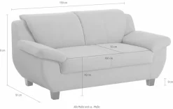 Home affaire 2-Sitzer »Yesterday zeitlos und komfortabel, gemütliche Armlehnen«
