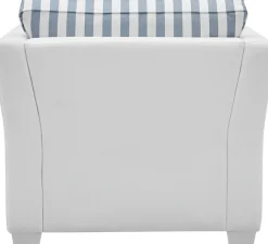 Home affaire Sitzgruppe »CALIFORNIA« 2 Stk. tlg. maritimer Landhausstil, Sessel mit passenden Hocker 65x65 cm