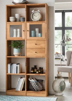Home affaire Standregal »Ecko, vielseitig als Bücher-, Wohn- oder Aufbewahrungsregal einsetzbar« Modulares Regalsystem mit vielseitigen Gestaltungsmöglichkeiten