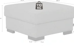 Home affaire Stauraumhocker »Tulio« mit Stauraum