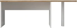 Home affaire Tischelement »Easy, 68 x 68 cm, Verbindungstisch, Anbautisch, Eckverbindung« mit Stützfuß, Ecke abgerundet-Viertelkreis, Tischplatte 38 mm stark