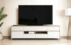 Home affaire TV-Schrank »Stranda, moderner TV-Unterschrank, Kommode im Scandi-Style, Lowboard« Rahmenoptik, ausreichend Stauraum, vielseitig einsetzbar, 193 cm breit