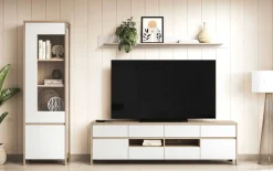Home affaire TV-Schrank »Stranda, moderner TV-Unterschrank, Kommode im Scandi-Style, Lowboard« Rahmenoptik, ausreichend Stauraum, vielseitig einsetzbar, 193 cm breit