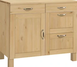 Home affaire Unterschrank »Alby« Breite 100 cm, 1 Tür, 4 Schubladen