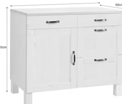 Home affaire Unterschrank »Alby« Breite 100 cm, 1 Tür, 4 Schubladen