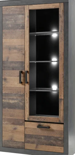 Home affaire Vitrine »BROOKLYN« Höhe ca. 200 cm