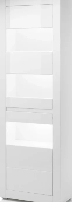Home affaire Vitrine »Carat« Höhe 198 cm, zwei Leisten angeliefert, 1 x grau, 1 x weiss