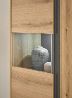 Home affaire Vitrine »City/Giron, moderner Hochschrank, Glasvitrine« zeitlos, modern, ausreichend Stauraum, vielseitig einsetzbar