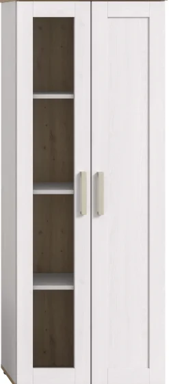 Home affaire Vitrine »Cosenza, Höhe 161 cm, 2 Türen, 4 Fächer« 1 Stk. tlg. Vitrine, Höhe 161 cm, Wohnzimmer, Esszimmer