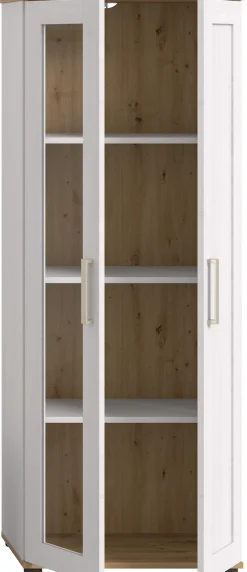 Home affaire Vitrine »Cosenza, Höhe 161 cm, 2 Türen, 4 Fächer« 1 Stk. tlg. Vitrine, Höhe 161 cm, Wohnzimmer, Esszimmer