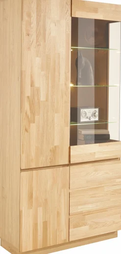 Home affaire Vitrine Höhe 184 cm, teilmassiv, FSC®-zertifiziert