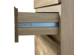 Home affaire Vitrine »Laima« Breite 140 cm, teilmassiv, mit Glastüren
