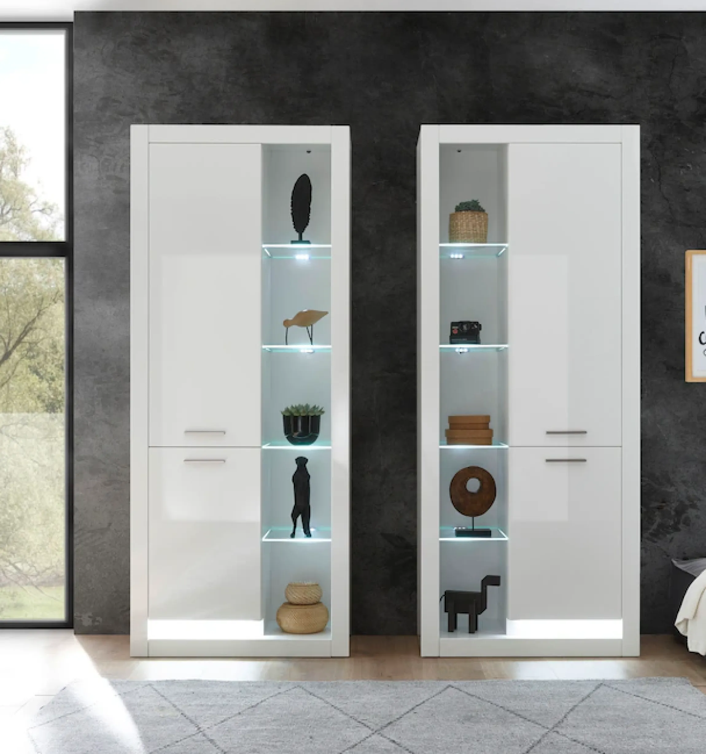 Home affaire Vitrine »MERAN« Höhe ca. 196 cm
