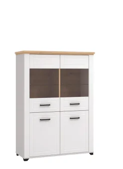 Home affaire Vitrine »Valencia« 2 Türen mit 4mm-Sicherheitsglas, Breite 103,5 cm
