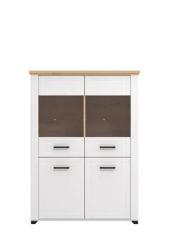 Home affaire Vitrine »Valencia« 2 Türen mit 4mm-Sicherheitsglas, Breite 103,5 cm