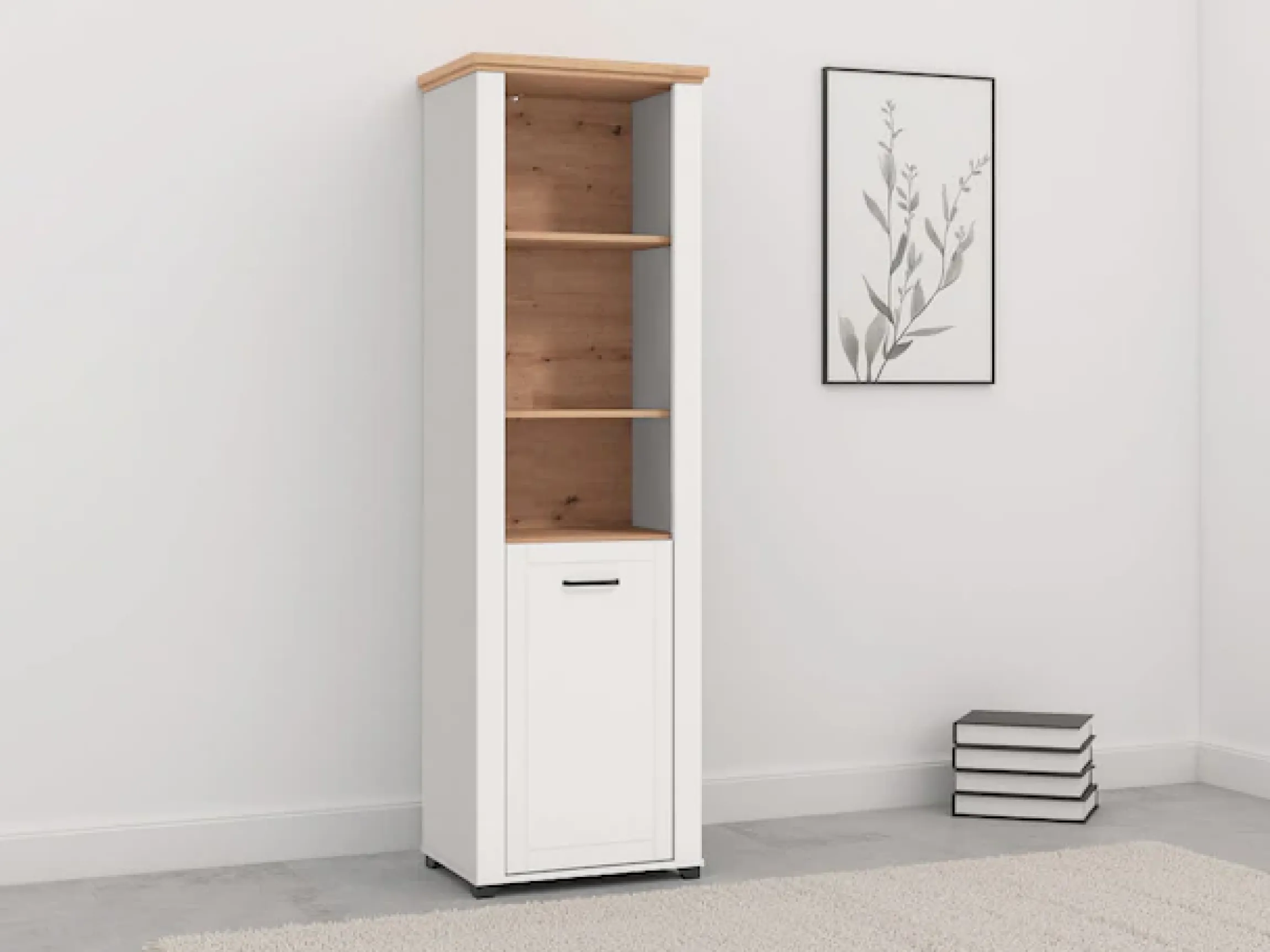 Home affaire Vitrine »Valencia« Breite 60,5 cm, mit 3 offenen Fächern